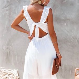 VICI white jumpsuit